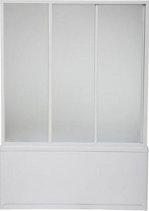 Шторка на ванну Bas Кэмерон 3 ств., стекло