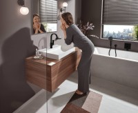 Встраиваемый смеситель для душа и ванны Hansgrohe Vivenis 75415670 матовый черный