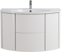 Тумба с раковиной Cezares Eden 91 bianco lucido, раковина 50177