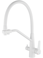 Смеситель для кухни Haiba HB76822-8 белый