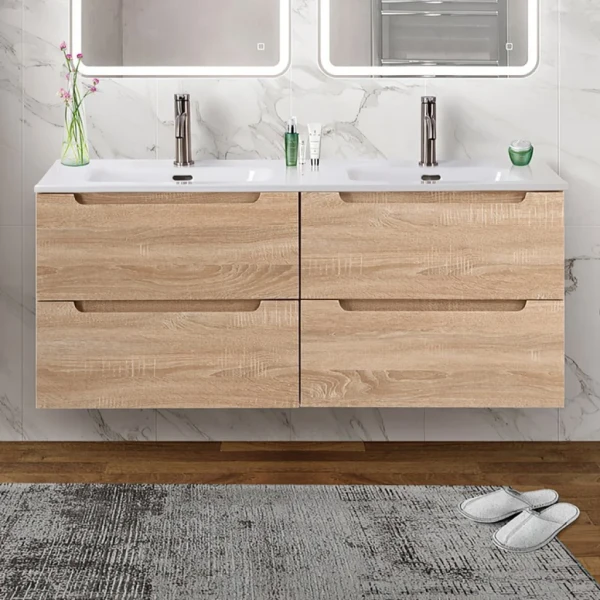 Тумба с раковиной BelBagno Etna 120 rovere bianco
