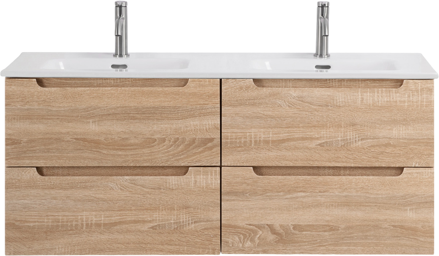 Тумба с раковиной BelBagno Etna 120 rovere bianco