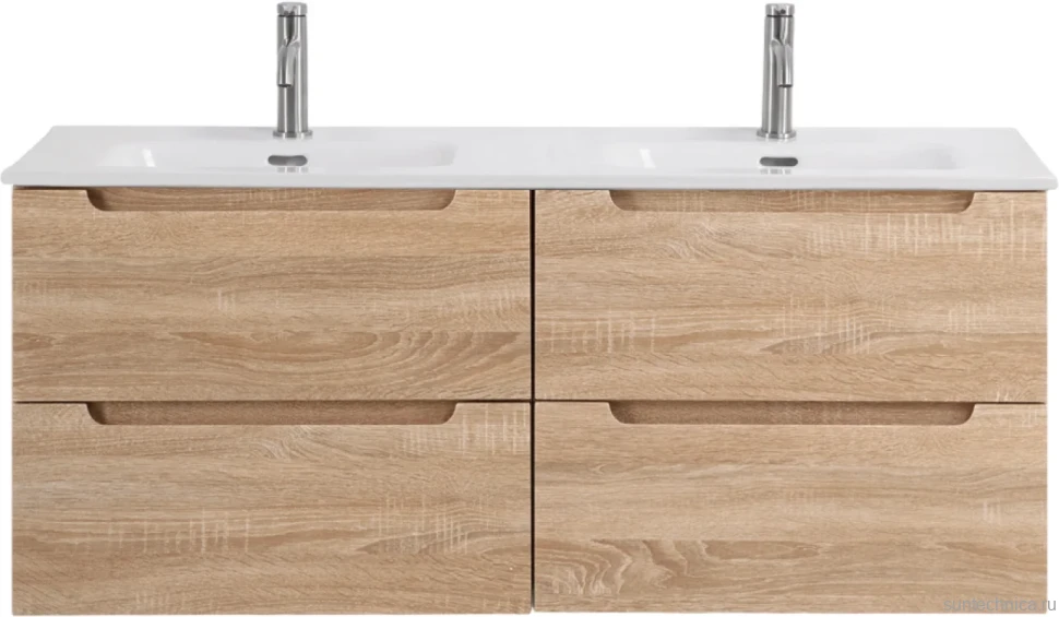Тумба с раковиной BelBagno Etna 120 rovere bianco