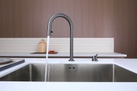 Смеситель для кухни Paulmark Estetica Es218006-GM вороненая сталь