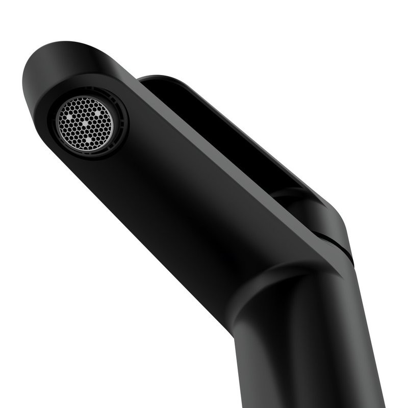 Смеситель для раковины Cersanit Лара (Lara) 68152 матовый черный