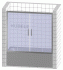 Шторка на ванну Kubele DE019 P4-MAT-CH 160х150 см, профиль хром