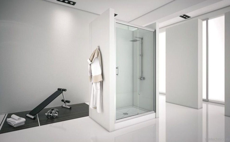 Душевая дверь в нишу Aquanet Alfa 273610 130х200 стекло прозрачное, профиль хром