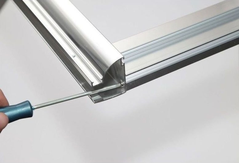 Душевая дверь в нишу Aquanet Alfa 273610 130х200 стекло прозрачное, профиль хром