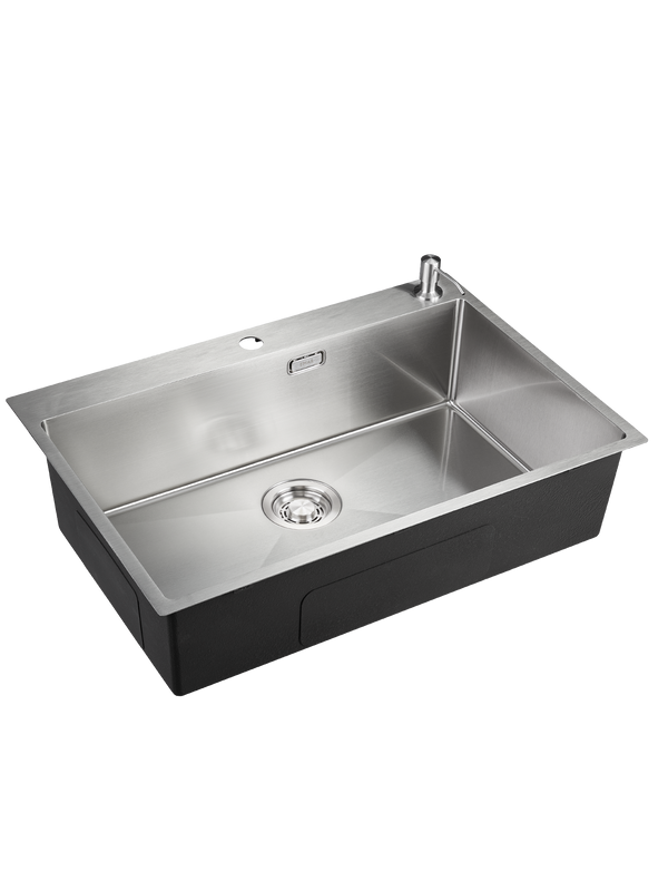 Мойка кухонная Emar PVD A EMB-125A PVD Nano Satine