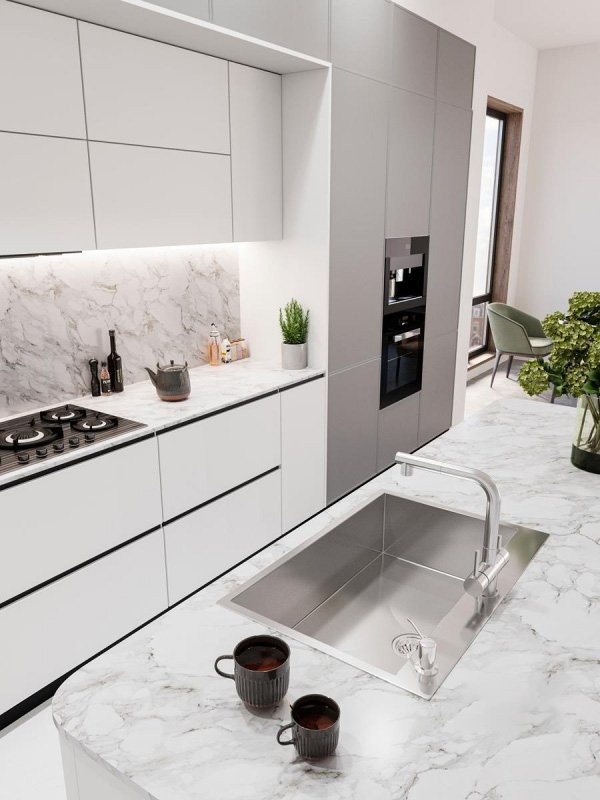 Мойка кухонная Emar PVD A EMB-125A PVD Nano Satine