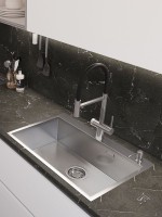 Мойка кухонная Emar PVD A EMB-125A PVD Nano Satine Мойка кухонная Emar PVD A EMB-125A PVD Nano Satine