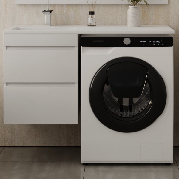 Тумба с раковиной Style Line Даллас 110 Люкс Plus подвесная L