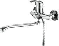 Смеситель с длинным изливом для ванны Fashun A2203 хром