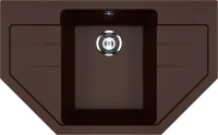 Мойка кухонная Ulgran U-609 -345 шоколад Мойка кухонная Ulgran U-609 -345 шоколад