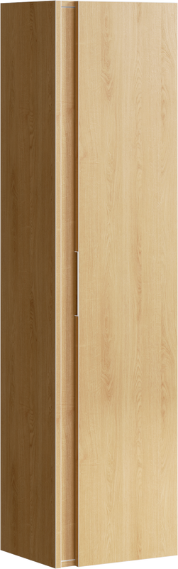 Шкаф пенал для ванной Aqwella 5 stars Accent дуб золотой, универсальный