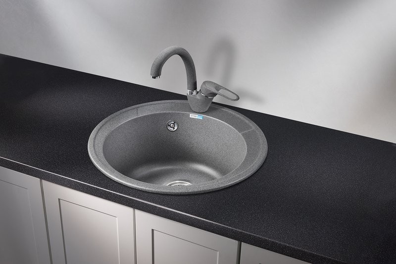 Мойка кухонная Granula Standart 4802, графит