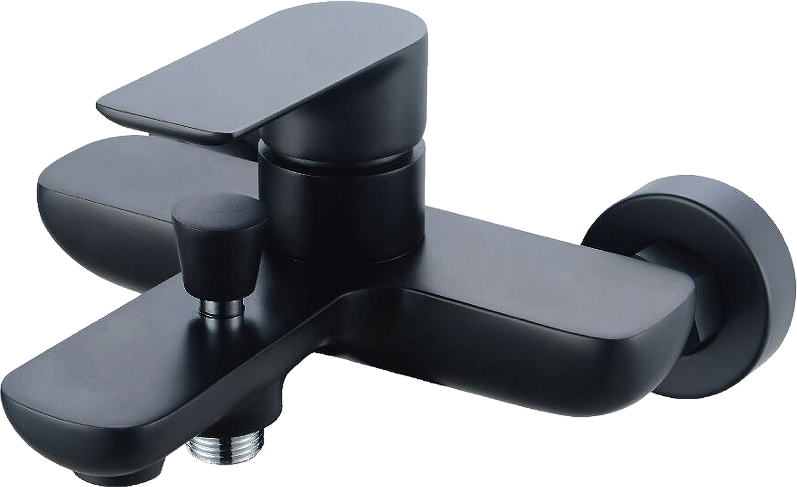 Смеситель для ванны с душем beWash Tiere BVMM1BT357 черный