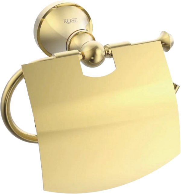 Держатель туалетной бумаги Rose RG1905E золото