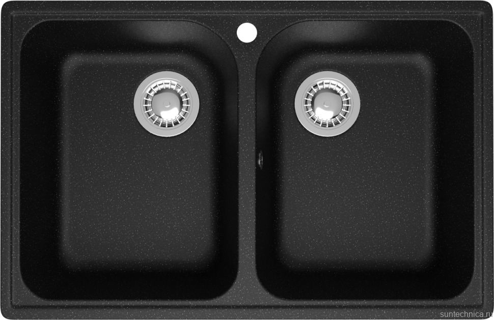Мойка кухонная Domaci Болонья М-260-002 черная