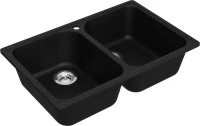 Мойка кухонная Domaci Болонья М-260-002 черная Мойка кухонная Domaci Болонья М-260-002 черная
