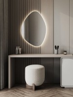 Зеркало CONTINENT Led Alma 70х100 см, сенсорное, с теплой подсветкой