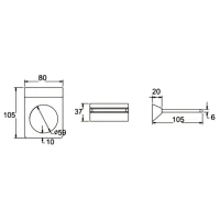 Мыльница Rose RG16 RG1603 хром Мыльница Rose RG16 RG1603 хром