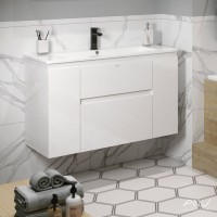 Мебель для ванной комнаты Alavann Eva 100 подвесная, белая