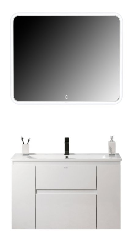 Мебель для ванной комнаты Alavann Eva 100 подвесная, белая
