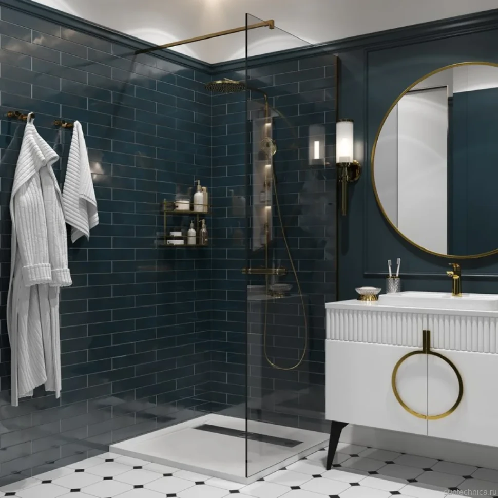 Душевая стойка Hansgrohe Raindance Select S 240 1jet 27633990 Showerpipe, полированное золото
