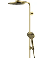 Душевая стойка Hansgrohe Raindance Select S 240 1jet 27633990 Showerpipe, полированное золото