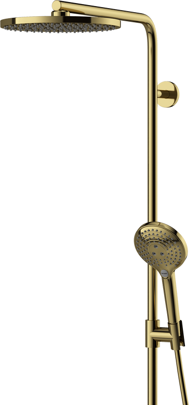 Душевая стойка Hansgrohe Raindance Select S 240 1jet 27633990 Showerpipe, полированное золото
