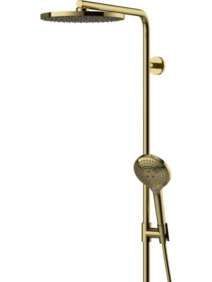 Душевая стойка Hansgrohe Raindance Select S 240 1jet 27633990 Showerpipe, полированное золото
