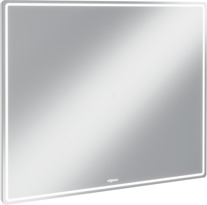 Мебель для ванной комнаты Aqwella Cube 90 белая матовая