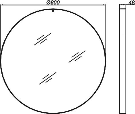 Мебель для ванной комнаты Aqwella Cube 90 белая матовая