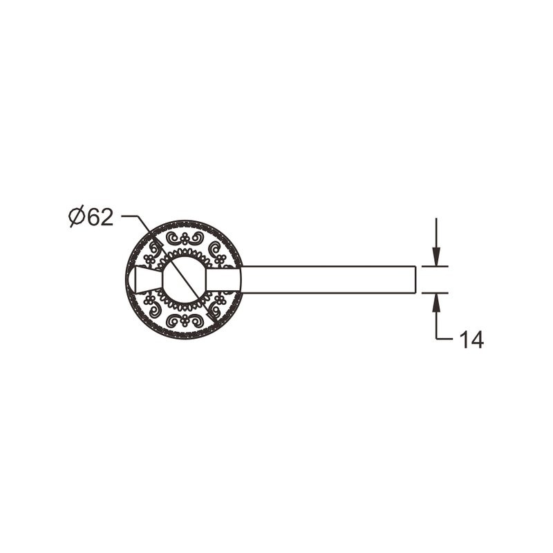 Стакан Rose RG10Q RG1012Q бронза