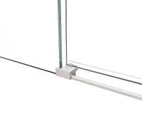 Душевая дверь в нишу Vincea Ultima VDS-7UL100CL 100 см, профиль хром, стекло прозрачное