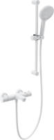 Термостатический смеситель Wonzon & Woghand WW-C2018-A-MW для ванны с душем, матовый белый