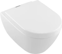 Комплект Унитаз подвесной Villeroy & Boch Subway 2.0 + Крышка 9M68 S101 с микролифтом, петли хром + Инсталляция Geberit Duofix Delta 458.149.21.1 с кнопкой смыва, хром + Звукоизоляция