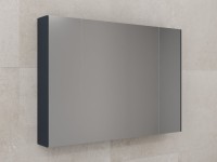 Зеркальный шкаф "ЛИМА 100" эмаль, графит