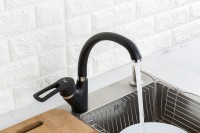 Смеситель для кухни Frap F4166-7 черный