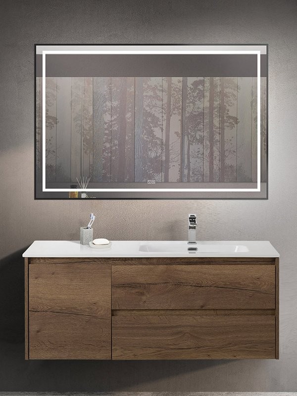 Мебель для ванной комнаты BelBagno Kraft R, 120 rovere tabacco