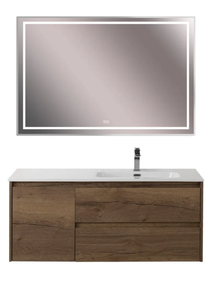 Мебель для ванной комнаты BelBagno Kraft R, 120 rovere tabacco