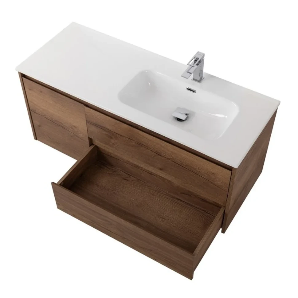 Мебель для ванной комнаты BelBagno Kraft R, 120 rovere tabacco