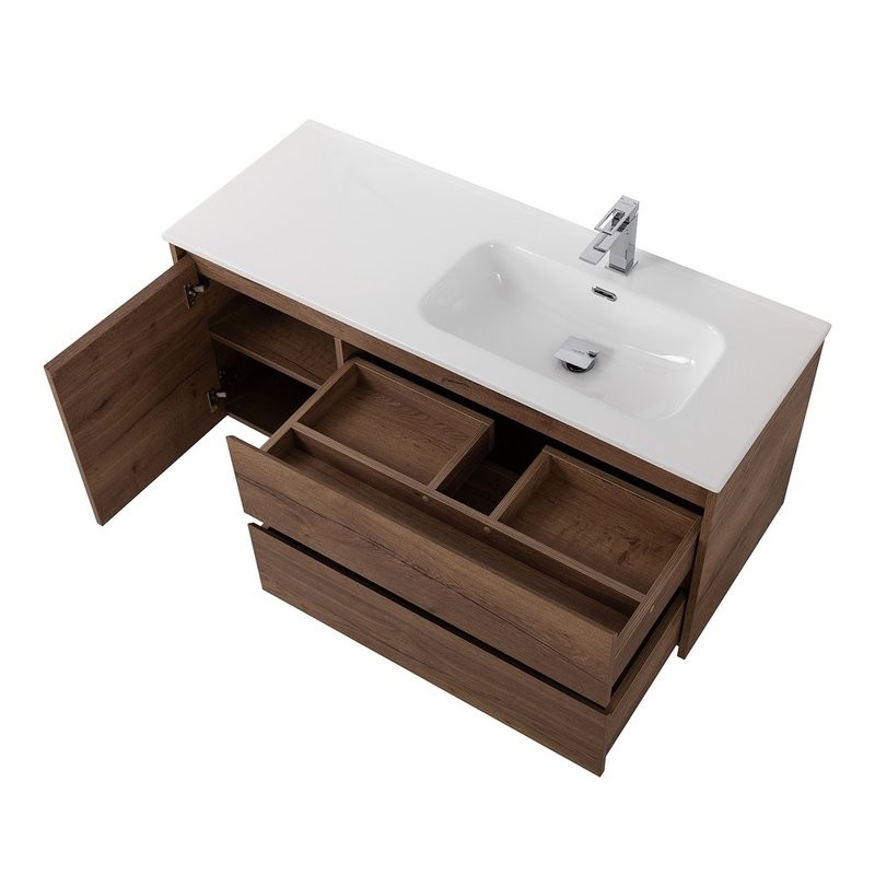 Мебель для ванной комнаты BelBagno Kraft R, 120 rovere tabacco