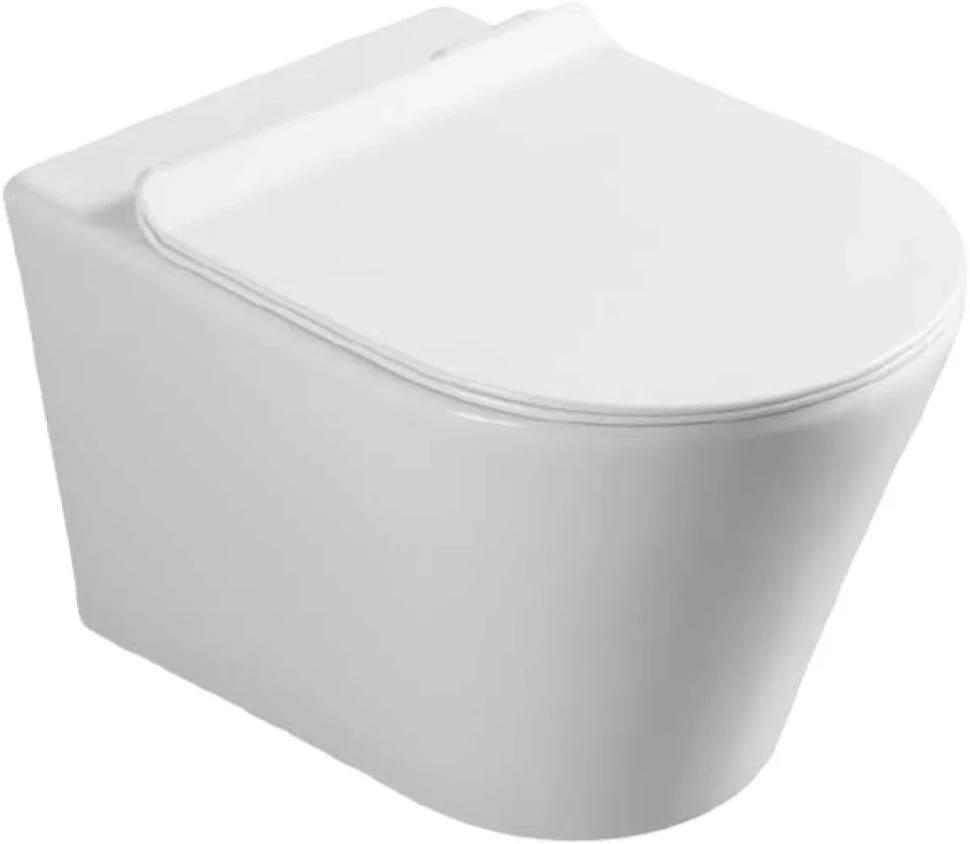 Комплект Унитаз подвесной Vincea Vito + Инсталляция Geberit Duofix Delta 458.149.21.1 с кнопкой смыва, хром + Звукоизоляция