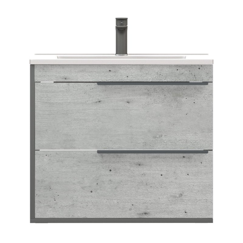 Тумба с раковиной Corozo Грэмми Z2 65 метрополитен грей