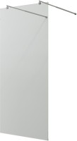 Душевая перегородка Wasserkraft Vechte 60W 60W39BN 90 см, стабилизатор никель, стекло прозрачное