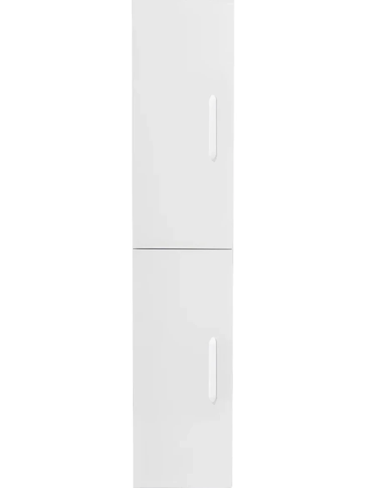 Шкаф пенал для ванной BelBagno Aurora 30 L bianco lucido (ручки на выбор)