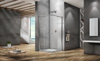 Душевой уголок Good Door Lira CR-100-C-CH 100x100 см