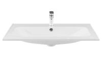 Тумба с раковиной Aquanet Арт 90 подвесная, ясень графит